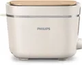 Produktbild: Philips Toaster HD2640/10 Eco Conscious Collection, 2 kurze Schlitze, für 2 Scheiben, 830 W, Aufwärm- und Auftaufunktion, biobasierter Kunststoff, Seidenweiß matt
