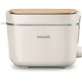 Produktbild: Philips HD2640/10 2-Schlitz-Toaster matt weiß Brötchenaufsatz 830W