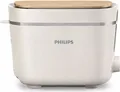 Produktbild: Philips Toaster HD2640/10 | 2-Scheiben | 830W | biobasierter Kunststoff | 8 Stufen | Brötchenaufsatz | Auftaufunktion