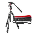 Produktbild: Manfrotto Befree Live, Reise-Videostativ mit Videokopf und Hebelverschluss, Aluminiumstativ für DSLRs, spiegellose Kameras, Spiegelreflexkameras und Videokameras, Kamera- und Videozubehör