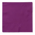 Produktbild: Sovie HOME Serviette in AUBERGINE aus 3-lagigem Tissue, 33 x 33cm, 1/4 Falz, 20 Stück, elegante Papierservietten für Hochzeit, Feier, Dinner & Party