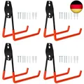 Produktbild: Faankiton 4 Stück Wandhaken Garage, Schwerlast Garage Haken, Doppelhaken