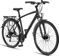Produktbild: Licorne Bike Premium Touring Trekking Bike in 28 Zoll - Fahrrad für Jungen, Mädchen, Damen und Herren - 21 Gang-Schaltung - Mountainbike - Crossbike