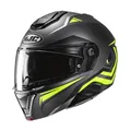 Produktbild: HJC i91 Tricus MC3HSF Motorrad Klapphelm Gr. M - Grau Gelb Matt