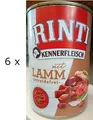 Produktbild: (EUR 9,15/kg)  Rinti Kennerfleisch Lamm Hundefutter nass getreidefrei: 6 x 400 g