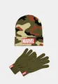 Produktbild: Marvel - Men's Core Logo Giftset (Beanie & Knitted Gloves)
