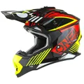 Produktbild: O'NEAL | Motocross-Helm | MX Enduro | ABS-Schale, , Lüftungsöffnungen für optimale Belüftung & Kühlung | 2SRS Helmet Rush V.22 | Erwachsene | Rot Neon-Gelb | Größe S