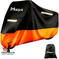 Produktbild: Maizjok Motorrad Abdeckplane Outdoor Motorradabdeckung Wasserdicht 210D Motor...