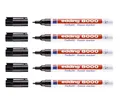 Produktbild: 5x Edding 8000 Tiefkühlmarker Kühlmarker Marker für Gefrierbeutel schwarz 1 mm