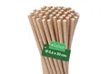 Produktbild: wisefood Trinkhalme Papier-Strohhalme, braun, Ø 0,6 x 20 cm, (500-tlg)