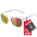 Produktbild: ALPINA LUZY - Verspiegelte und Bruchsichere Sonnenbrille Mit 100% UV-Schutz Für Kinder, white gloss, One Size