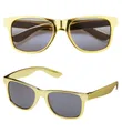 Produktbild: Widmann S.r.l. Kostüm Partybrille mit getönten Gläsern, Gold Metallic