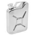Produktbild: Flachmann Kanister 170 ml Edelstahl 6 oz Taschenflasche Auto KFZ Benzinkanister