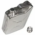 Produktbild: MFH Flachmann Taschenflasche Kanister Edelstahl 148 ml 5 OZ Schraubverschluss