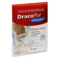 Produktbild: DRACOPOR waterproof Wundverband 5x7,2 cm steril 5 St.