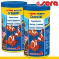 Produktbild: Packung Von 2 Sera Marin Granulat Natur 1000ML Futter Fisch Eau De Mer