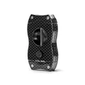 Produktbild: Colibri V-Cut Zigarrenschneider | Schwarzes Kohlefaserdruck | Federauslöser | Tiefer 7mm V-Schnitt | Bis zu 60+ Ringmaß-Zigarren | Ergonomisches Design