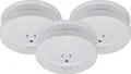Produktbild: Brennenstuhl Rauchmelder RM C 9010 EN 14604 austauschbare Batterie 3X weiß