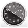 Produktbild: Mebus 19812 Funkwanduhr schwarz/silber