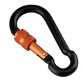 Produktbild: Munkees Pear-Shape Carabiner w. Screw Lock (Größe 8x80mm, orange)