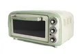 Produktbild: Ariete Vintage-Ofen 979, Retro Elektrobackofen mit 3 Backpositionen, 30 cm Pizzaofen, Max temp. 230°C, Timer, Edelstahl Grill, 1300W, Grün