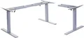 Produktbild: Gestell HWC-D40, variables Tischgestell für Eck-Schreibtisch, elektrisch höhenverstellbar Memory 45kg grau