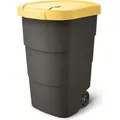 Produktbild: Prosperplast Wheeler 95 l anthrazit mit gelbem Deckel - Schwarz/Gelb