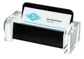 Produktbild: Wedo 0604401 Visitenkartenhalter Acryl glasklar schwarz Exclusiv