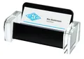 Produktbild: Wedo 0604401 Visitenkartenhalter Acryl glasklar schwarz Exclusiv Glasklar/Schwar