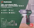 Produktbild: PARKSIDE 3 in 1 Universal Akku Staubsauger,  Ausbläser und Luftpumpe.