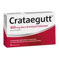 Produktbild: Crataegutt 450 mg Herz-Kreislauf-Tabletten | 50 Tabletten | Pflanzliches Arzneimittel zur Unterstützung der Herz Kreislauf Funktion | Weißdorn hochdosiert | Stärkung für Herz und Kreislauf