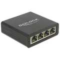 Produktbild: Delock Adapter USB 3.0 > 4 x Gigabit LAN RJ45 Netzwerkanschlüsse 1000 Mbps