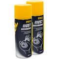 Produktbild: MANNOL 2x 450 ml RUST DISSOLVER ROSTLÖSER KRIECHÖL ROSTENTFERNERSPRAY