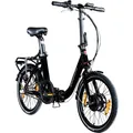 Produktbild: Zündapp ZXT20 E Bike 20 Zoll E Klapprad Tiefeinsteiger 3 Gang 145 - 185 cm schwarz