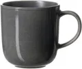 Produktbild: Ritzenhoff & Breker Toledo Kaffeebecher, 400 ml, Runder Henkelbecher mit Farbverläufen, Skandinavisches Design mit Reaktivglasur, Steinzeug, Dunkelgrau