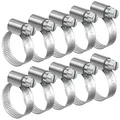 Produktbild: Schlauchschellen 25-40mm 10 Stück Endlos 304 Edelstahl Einstellbare Schlauchk...