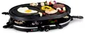 Produktbild: Alpina Switzerland 871125218240 Raclette 8Pfännchen, Antihaftbeschichtung, Kontrollleuchte Schwarz