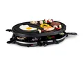 Produktbild: ALPINA Raclettegrill Gourmet Antihaft-Beschichtung Grill 1200 W Schwarz