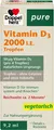 Produktbild: Doppelherz pure Vitamin D 2000 I.E. Tropfen 9,2 ml