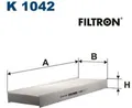 Produktbild: FILTRON K1042 Filter für Innenraumluft Innenraumfilter Filter Innenraum