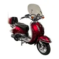 Produktbild: Alpha Motors Mofaroller Retro Firenze Limited 50 ccm 25 km/h EURO 5 weinrot