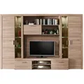 Produktbild: Trendteam Wohnwand, Eiche, Holzwerkstoff, 291x197x41 cm, Wohnzimmer, Wohnwände, Lowboards, Lowboards stehend