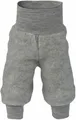 Produktbild: Engel Baby Hose mit Nabelbund Wollfleece hellgrau melange - Größe 86/92 Kinder 573501