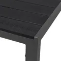 Produktbild: Gartentisch Aluminium WPC anthrazit / schwarz 160x90cm - Silber