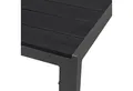Produktbild: INDA-Exclusiv Küchentisch Gartentisch Aluminium WPC anthrazit / schwarz 160x90cm