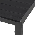 Produktbild: Aluminium Gartentisch anthrazit/schwarz WPC Gartenmöbel Esstisch 160x90cm