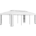 Produktbild: Pavillon mit Doppeldach 3 x 6 m Weiß - Vidaxl