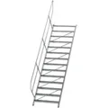 Produktbild: MUNK Treppe 45°  inkl. einen Handlauf, 1000mm Stufenbreite, 14 Stufen