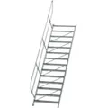 Produktbild: MUNK Aluminium-Treppe Stufen 45° 14 Stufen