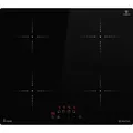 Produktbild: KKT KOLBE Induktionskochfeld 60 cm | autark | rahmenlos | Kochplatte mit 4 Zonen | 9 Stufen | Abschalt-Timer | Topferkennung | Tastensperre | IH859... - Schwarz